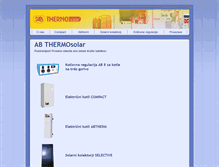 Tablet Screenshot of ab-thermosolar.si